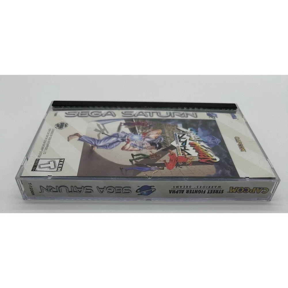 STREET FIGHTER ALPHA WARRIORS' DREAMS SEGA SATURN CIB FOAM REG INSERT TESTED